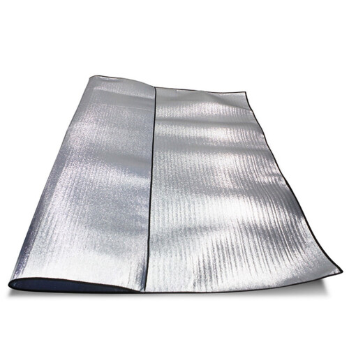 Campingmat van aluminiumfolie, grijs, 1 set