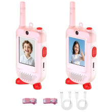 Pekkaxy Video Walkie Talkies for Kids2-Pack