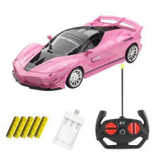 Fjernbetjent bil 4-vejs drift racer elektrisk 1 stk.