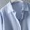 Blusa de mujer de algodón de manga larga con escote en V. 5