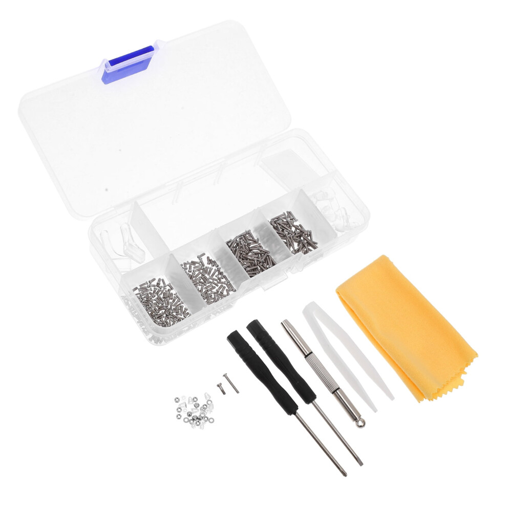 Glasses Repair Kit with Screws and Nose Pads