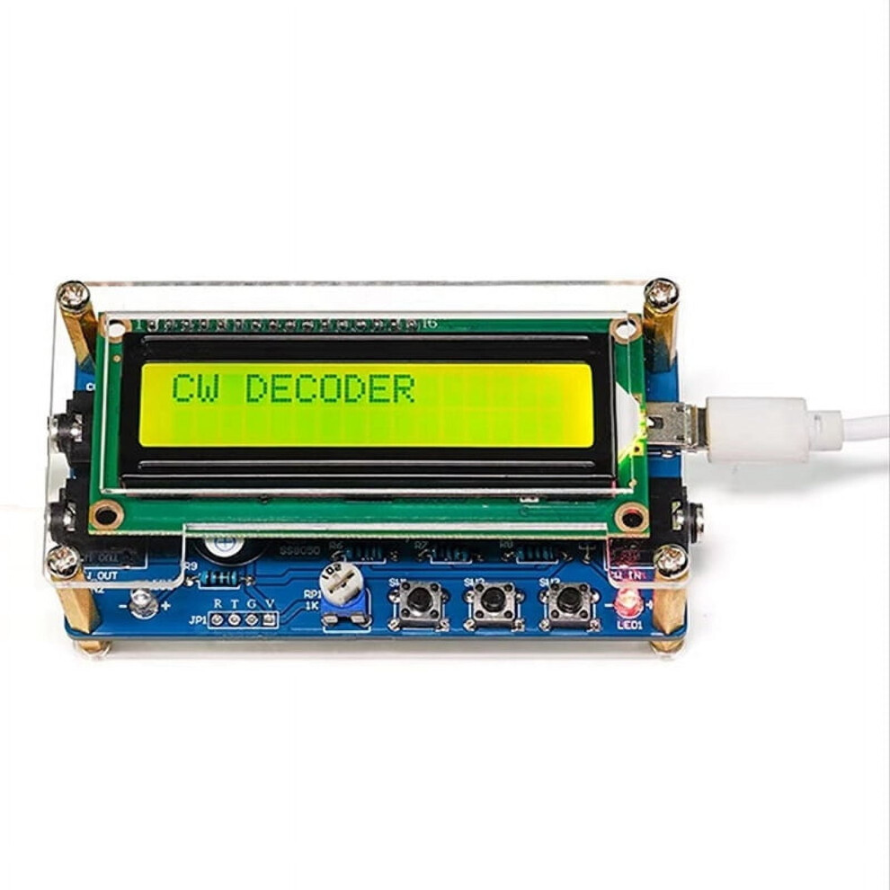 CW Morse Code Decoder Kit with LCD Display