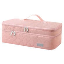 Bolsa organizadora de herramientas para el cabello de doble capa para accesorios de secador