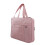 AuroraX File Folder Bag Pink 8.5x11 in with Pockets Zipper 2