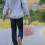 AuroraX File Folder Bag Pink 8.5x11 in with Pockets Zipper 4