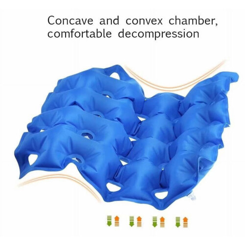 Coussin de siège carré gonflable – Fermeté réglable, 1