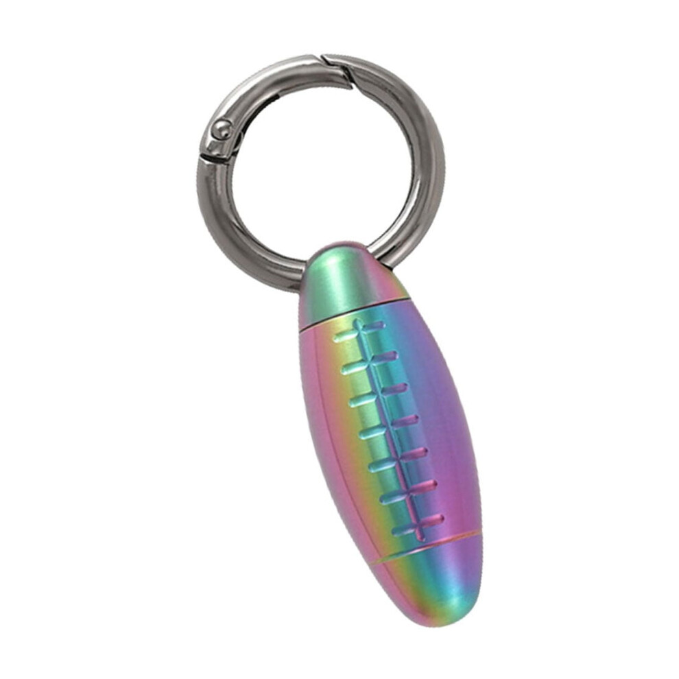 Stainless Steel Pill Box Keychain 1pc