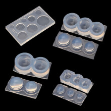 Moule en résine époxy silicone, sphère creuse 5 cm