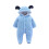 Macacão infantil com capuz e orelhas de urso, tamanho 0-12 meses. 2