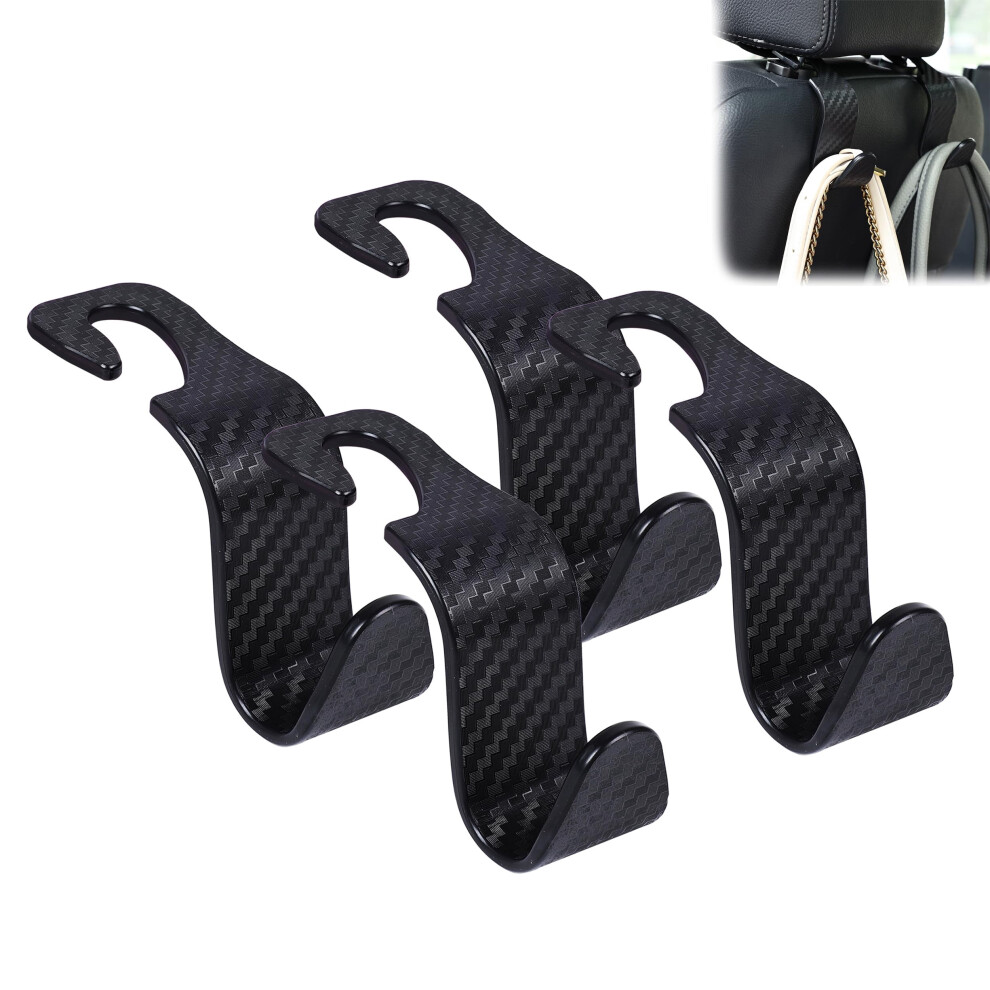 Guanghui Car Seat Headrest Hook 4-Pack Grey 919886001615