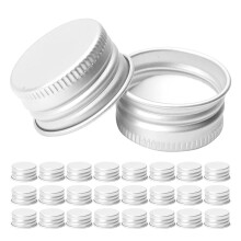 Aluminium-Milchflaschenverschlüsse mit Gewinde, 50 Stück