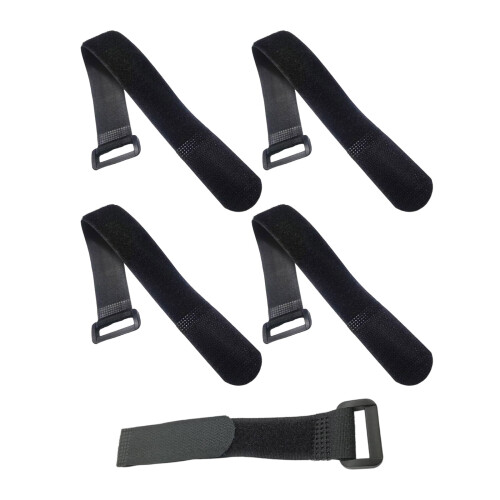Conjunto de 5 alças reversíveis ajustáveis e resistentes de 60 cm