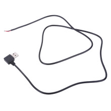 Netzkabel, 22 AWG USB-Stecker auf 2-poligen Stecker (offene Drähte), 30 cm