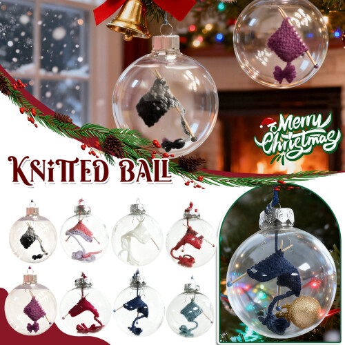 Acrylic Christmas Igloo Car Pendant Black 1pc