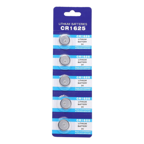 Baterii tip pastilă CR1625, pachet de 5
