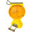 Kabellose Solar-Warnleuchte, bernsteinfarbene LED, 2-seitig 1
