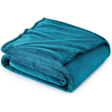 GentleSoft fleece throw blanket teal 50x60 inches