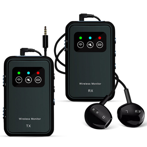 Wireless In-Ear Monitor System Black 1 Set