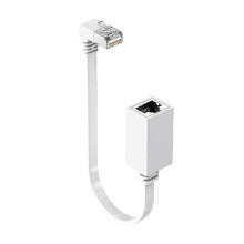 Cat7 Ethernet-förlängningskabel skärmad hane till hona