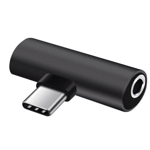 USB-C to 3.5mm Adapter with Charging Support