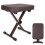 Piano Stool Brown Height Adjustable 3 Inch Padded 1