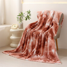 Pătură portocalie din fleece coral 150x200cm