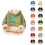 Sweat à capuche enfant imprimé coloré sans poches taille junior 1