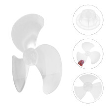 Pale per ventilatore da soffitto universali in plastica bianca, 1 set