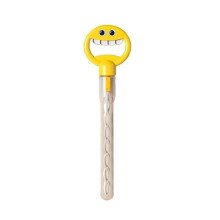 Varinha de Bolhas de Sabão com Carinha Sorridente, 32 Furos e Refil