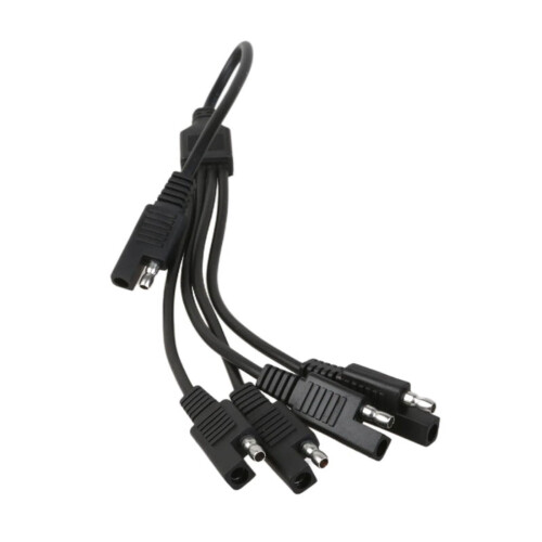 SAE strømstikkabel Y-splitter 18AWG 1-til-2/3/4