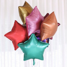 Globos metálicos con forma de corazón para bodas, color rosa, 20 unidades.