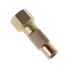 Conector de mangueira de compressor de ar com bico de liberação rápida em cobre