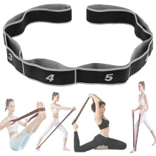 Fitness Resistance Band with Numbered Sections for