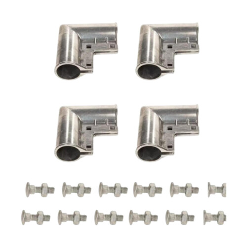 Quincaillerie pour connecteurs d'angle de portail (4 pièces)