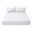 Drap-housse en coton Witspace, poches profondes de 28 cm, couleur unie 1