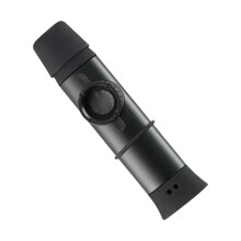 Kazoo Flute with Membranes Portable Black Toy