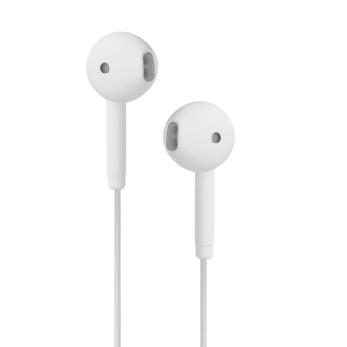U19 Wired Earbuds with Noise-Canceling Mic White 1