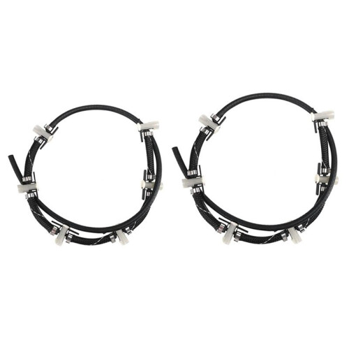 2Pcs 13537799993  Fuel Injector Return Overflow Hose  Pipe for  3 5 Series X5 X6 E70 E71 E72 E90 E91 E92