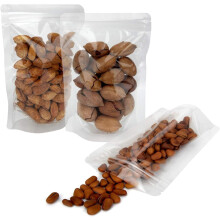 Bolsas transparentes resellables con base plana, paquete de 50 unidades, 3,9 x 5,9 pulgadas.