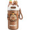 Garrafa de água Capybara com dupla abertura, 750ml e alça. 1