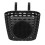 KALLORY cykelkorg svart plast avtagbar 1-pack 1