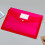 Heavy Duty Plastic Expanding File Folder Red Legal Size 3