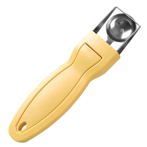 Coupe-pastèque et cuillère à boules en acier inoxydable 2 en 1 2