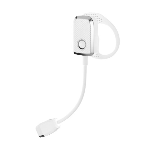 Lampe de lecture rechargeable à pince blanche