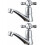 Bathroom Sink Faucet Pair Hot and Cold 1