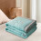Mint Green Washed Cotton AC Blanket 110x150cm 4
