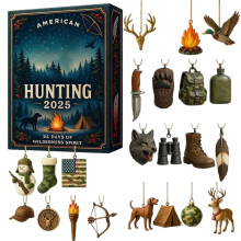 American Hunting Advent Calendar Acrylic 24 Days