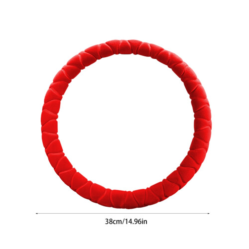 Steering Wheel Cover Polyester Velvet 38cm 2