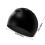Swim Cap for Long Hair Elastic Silicone Black 3
