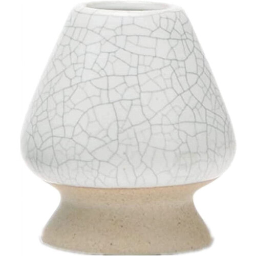 Matcha Whisk Holder Ceramic Chasen Stand White 1